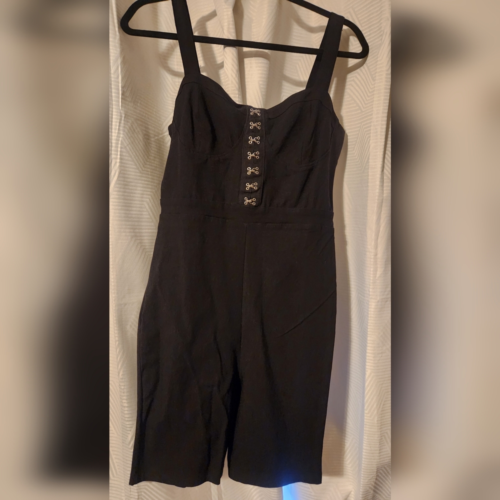 Shorts back Zipper romper